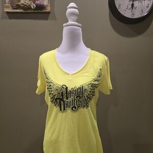 Harley-Davidson Bright Yellow Winged Tee
